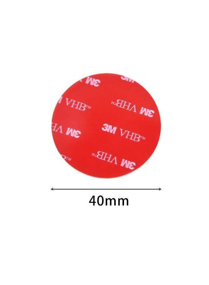 3M 60 Pcs Round Double Sided Tape Heavy Duty, (Diameter 40 mm) 3M VHB Mounting Tape Pad Sticker Strong Adhesive Tape Waterproof Foam Tape for Indoor and Out Wall, Door, Car, Home Decoration. - Image 2